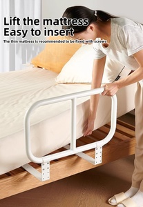 Barandilla de Seguridad para Cama Plegable con Barandilla Protectora para Prevenir Caídas de Bebés, Uso en Cocina y Comedor, Barandilla de Plástico de Alta Calidad para Junto a la Cama - Product Image 4