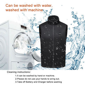 Chaleco calefactable con batería para hombre y mujer, chaleco calefactable eléctrico recargable por USB, en Stock, 9 zonas de calefacción - Product Image 3