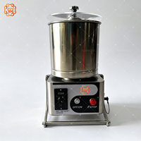 Nouveau moulin à chocolat automatique en acier inoxydable TUORONG 5 kg, broyeur à pierres pour chocolat, mélangeur de chocolat, petit moulin à double pierre