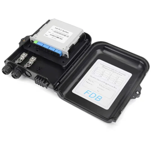 Caja de Distribución de Fibra Óptica FTTH de 8 Núcleos para Exteriores, Impermeable IP65, 2 Entradas y 8 Salidas, Adaptador SC LC, Montaje en Pared, Divisor PLC 1x8, Caja NAP - Product Image 5
