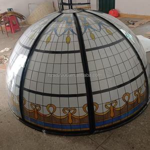 Domo de Vidrio Tiffany KT Sólido Personalizado de Fábrica China para Comedor, Dormitorio, Vestíbulo, Bar al Aire Libre, Hotel, Iglesia, Entrada - Product Image 6