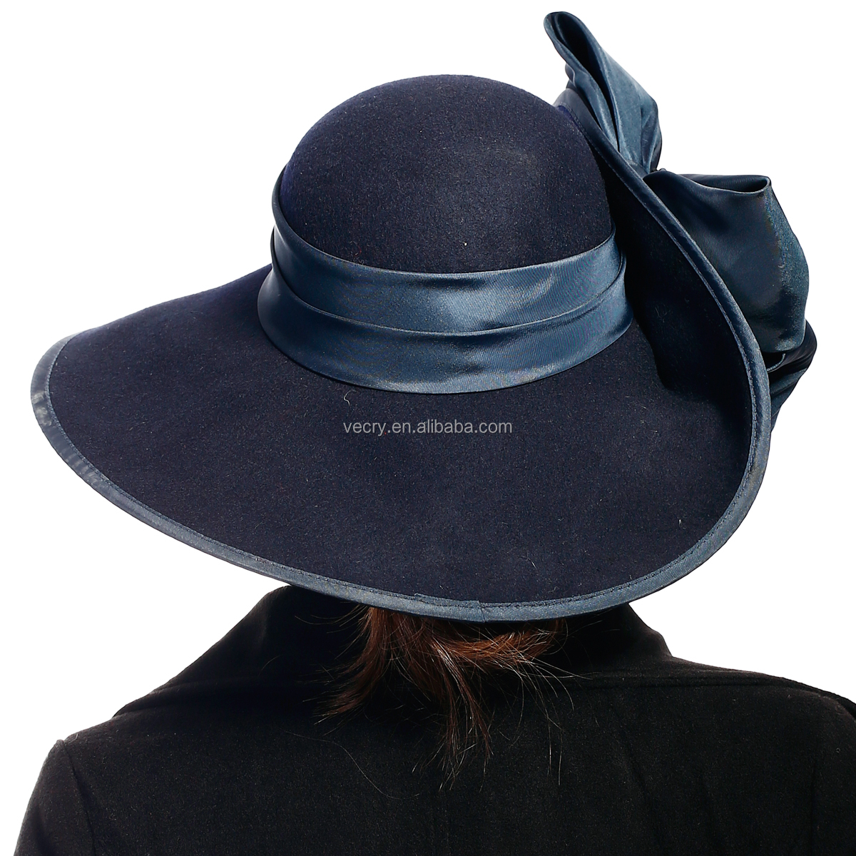 Church Lady Hats - Elegant Winter Hats with Rhinestones