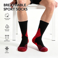Chaussettes de compression de basketball unisexes pour adultes et enfants, longues, à motif léopard et logo sur le dessous, pour le sport professionnel et l'athlétisme