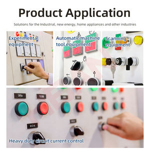 Interruptor Selector de Panel de 2 Posiciones y 22 mm, Rotatorio, con Enclavamiento, 1NO, con Certificación UL para Control Industrial, Fabricante HBAN, Modelo Xb2-Ba - Product Image 5