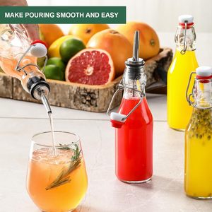Botellas de Vidrio Herméticas con Tapa Abatible para Elaboración de Cerveza y Fermentación de Kombucha con 2 Vertedores - Product Image 5