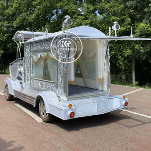 Équipement funéraire électrique blanc Sculpture Design cheval funéraire Buggy corbillard commerce à vendre style européen corbillard voitures - Product Image 3