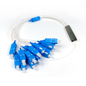 Divisor Óptico PLC 1x4 Profesional para Proyectos FTTH, Conector <span class=keywords><strong>SC</strong></span>/APC, Mini Tubo de Acero - Product Image 2