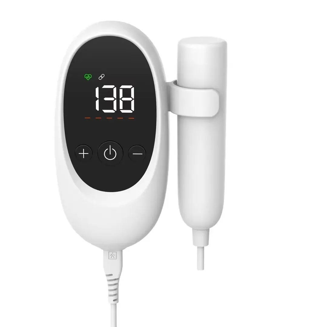 CE承認のスマートFetal Doppler LCDスクリーンFetal Doppler Meter病院および家庭用医療機器Fetal Doppler