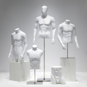 <span class=keywords><strong>Mannequin</strong></span> de sport demi-corps <span class=keywords><strong>en</strong></span> fibre de verre pour homme, idéal pour l'affichage de sous-vêtements et de vêtements <span class=keywords><strong>en</strong></span> magasin et <span class=keywords><strong>en</strong></span> <span class=keywords><strong>vitrine</strong></span> - Product Image 3