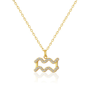 Collana Delicata Resoul Placcata Oro 18k con Ciondoli Segno Zodiacale, Gioielli Astrologici in Acciaio Inossidabile per Donna - Product Image 5