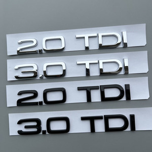 3.0TDI 2.0TDI adesivo per auto in ABS per <span class=keywords><strong>audi</strong></span> - Product Image 2