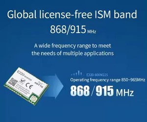 โมดูล Lora Ebyte ODM E220-900M22S CE FCC RoHS ราคาถูก คุณภาพสูง กำลังส่ง 22dBm ระยะส่ง 6 กม. ใช้ชิป LLCC68 รองรับความถี่ 868MHz 915MHz โมดูลไร้สาย Lora RF - Product Image 6