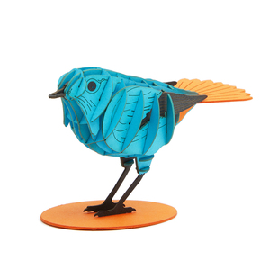 CUPUZ <span class=keywords><strong>Kit</strong></span> de modélisme 3D en papier, modèle d'oiseau Plumeux ecreux (Plumbeus Water-Redstart) pour les cadeaux de fête d'anniversaire des enfants, les récompenses scolaires, les cadeaux et la piñata - Product Image 2