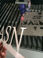 Machine de gravure laser CO2 CNC facile à utiliser avec hotte d'extraction visuelle, idéale pour la découpe de plaques d'acier et l'engravure de lettres et d'images sur acrylique