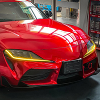 Module LED DRL jaune pour Toyota GR Supra A90 A91 2020-2024 Feux de jour LED Kit de panneau LED