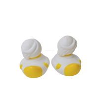 Jouets de bain pour bébé en caoutchouc personnalisés avec des motifs imprimés en forme de canard, jouets de bain pour enfants
