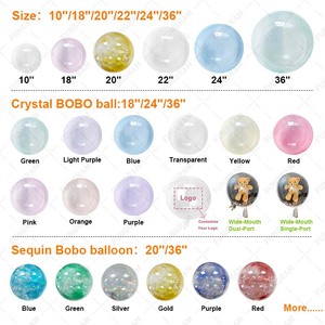 BOBO Ballon Party Decoration Transparent Clear <strong>Balloons</strong> Bubble Globos Con Luces TPU Led <strong>Light</strong> <strong>up</strong> BOBO Led <strong>Balloon</strong> With Led Stick - Product Image 2