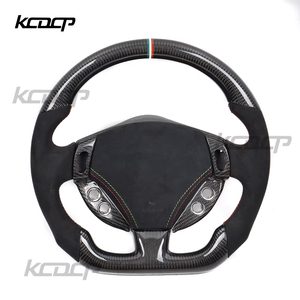 Ajuste para <span class=keywords><strong>Maserati</strong></span> Grecale <span class=keywords><strong>Levante</strong></span> Ghibli Quattroporte GranCabrio GranTurismo volante de fibra de carbono - Product Image 1