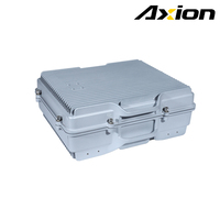 Boîtier en aluminium moulé sous pression IP67 IK10 447x357x171mm pour amplificateur télécom 130W, station de base 4G 5G, boîte de dissipation thermique