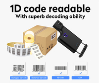 Clip Trasero Portátil JR 101DC para Escáner de Códigos de Barras con Capacidad 1D y 2D para un Inventario Eficiente