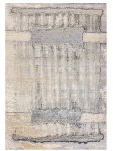 Natural Wool and Silk Hand Knotted Tibetan Carpet Handmade Premium Area Rug with Custom Design for Hotel Lobby Villa Home Decor - Product Image 1