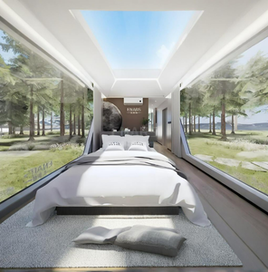 Casa de familia de dos pisos, con terraza, sala de acampada, área escénica, cápsula espacial y casa contenedor creativa en el segundo piso - Product Image 6