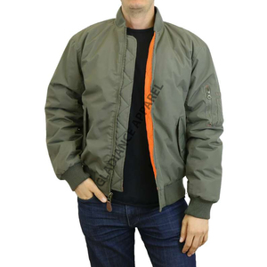 Veste bomber décontractée intelligente pour homme, sur mesure, écologique, coupe-vent, respirante, séchage rapide, grande taille, polyester/coton, exportée du Bangladesh - Product Image 2