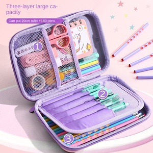 Grande <span class=keywords><strong>capacité</strong></span>, trousse à crayons en EVA 3D stéréo licorne, nouvelle trousse à crayons pour filles, école primaire, papeterie, cadeau transfrontalier pour les élèves - Product Image 3