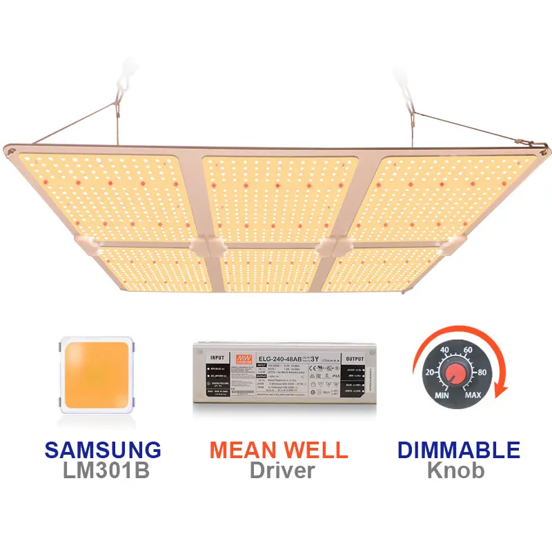 Full Spectrum LED Grow Lights Waterproof Plant Lights Board 600w with Samsung LED Grow Light Tent Complete Kit