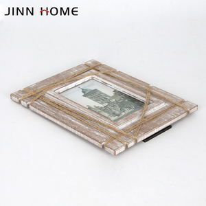 Vintage cũ gỗ ảnh hình ảnh khung 5*7inch hình chữ nhật thiết kế mới làm bằng tay tùy chỉnh 6x8 khung tranh gỗ tự nhiên - Product Image 4