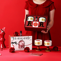 Bougie parfumée à la camélia personnalisée, boîte cadeau haut de gamme, décoration de meubles, cadeau d'anniversaire pour filles comme souvenir