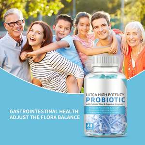 Gomitas PROBIÓTICAS 5 Billion CFU Gluten Free Purple Probiotic Bactria Gummies para Digestivo Unisex Detox Vagan Pectin Gummy - Product Image 5