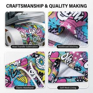 Celana Pendek Jaring Bisbol Anak Custom Sublimasi dengan Celana Pendek Jaring Lapis Ganda untuk Latihan Basket/Gym Unisex, Mock up Gratis - Product Image 4