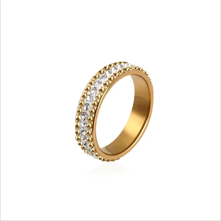 New Arrivals Wholesale fashion unisex diamond rings classic chain ring