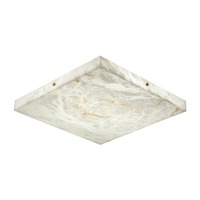 Décoration intérieure moderne, minimaliste, luminaire de plafond carré rond en cuivre, marbre d'alabâtre blanc naturel, salon, chambre à coucher