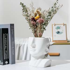 Vestíbulo para el hogar, jarrón de cerámica, jarrón creativo para el cuerpo de David, decoración de sala de estar, adorno artístico transfronterizo - Product Image 2