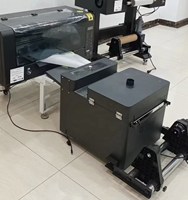 Printer DTF XP600 30cm Dua Head Set Lengkap dengan Mesin Penggoyang Bubuk