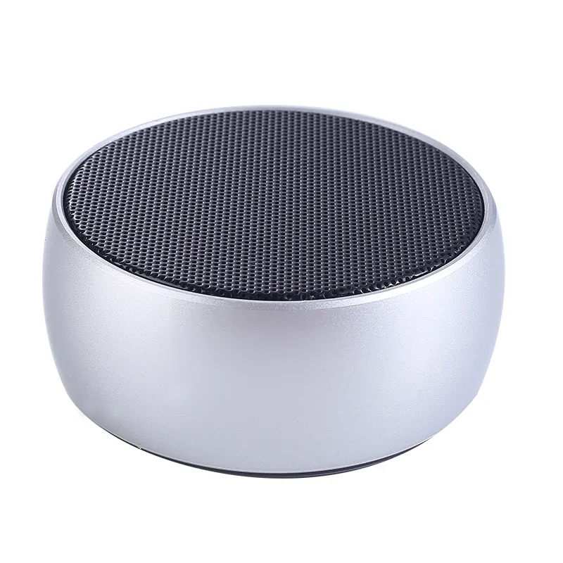 Super Mini BT 5.0 Wireless Speaker Multi-Function Outdoor Portable Round Small Steel Cannon Bluetooth Speaker