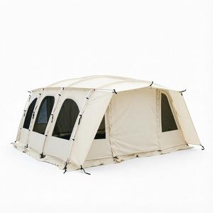 <span class=keywords><strong>Tente</strong></span> de camping familiale OEM grand format, type tunnel, multi-pièces, abri extérieur pour événements, imperméable, avec grandes fenêtres - Product Image 2