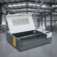 Machine de gravure et de découpe au laser CO2 Technoape pour bureau - Refroidie par eau - Pour papier, acrylique, bois, caoutchouc, cristal, plastique - Facile à utiliser
