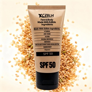 OEM ODM <span class=keywords><strong>SPF</strong></span> <span class=keywords><strong>30</strong></span> Sebo Naturale e Ossido di Zinco Formula Sicura per la Barriera Corallina Resistente all'Acqua Senza Profumo e Non Grassa per Viso e - Product Image 3