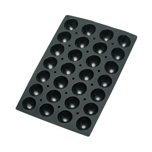 Stampo Semisferico a 28 Cavità Nero per Pasticceria - Product Image 1