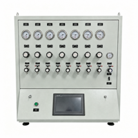 Gabinete Mezclador de Gases Multicanal, Sistema de Mezcla de Gases con hasta 8 Entradas de Gas para Pruebas Ambientales en Laboratorio