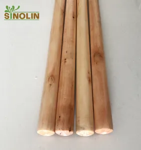 machine making varnished wooden broom stick handle and colorful painted telescopic bar mop pole for windowcleaner sweeping brush