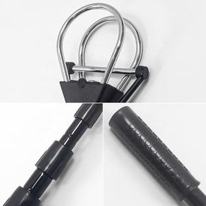 पोर्टेबल स्टेनलेस स्टील सिर के साथ वापस लेने योग्य काले एल्यूमीनियम गोल्फ की गेंद कुत्ता दूरबीन धातु सिर 9 फुट 12 फुट 15 फुट 16 फुट - Product Image 3