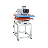 Machine de presse à Sublimation d'impression de t-shirt de haute qualité, Semi-automatique, Double Station, presse à chaud pneumatique