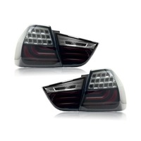 Ensemble de feux arrière à LED à fibre optique pour BMW Série 3 E90 318i 320i 2005-2008, clignotants arrière modifiés, feux de freinage