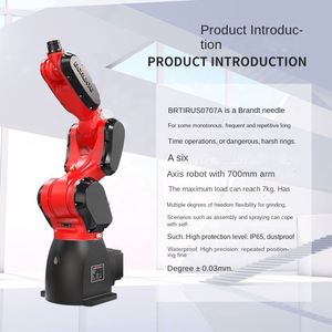 Bras de robot articulé CNC industriel en gros pour la fabrication de pièces automobiles, soudage laser, moteur PLC, IP65, capacité de charge 7 kg - Product Image 3