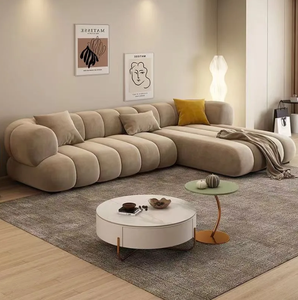 Sofá Modular Reclinable Moderno de Tela Tecnológica para Sala de Estar, Estilo Nórdico Simple, Grande, de Esquina, con Lujo Ligero y Diseño de Nube - Product Image 3