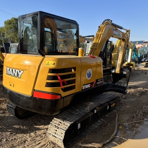 Certifié CE, la nouvelle pelle sur chenilles de 6 tonnes avec moteur puissant, prix bas, rétrocaveuse Sany60c6ton, excellente qualité. - Product Image 2